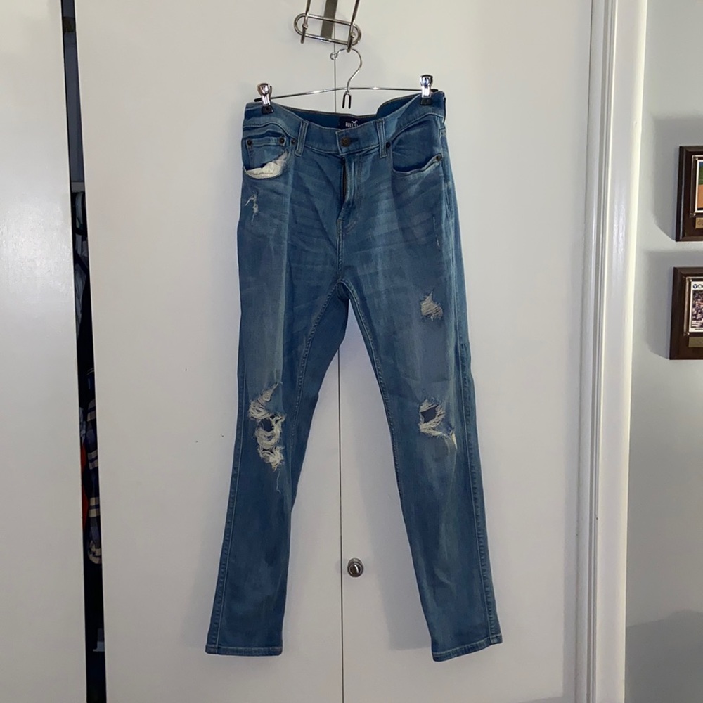 Hollister ripped jeans